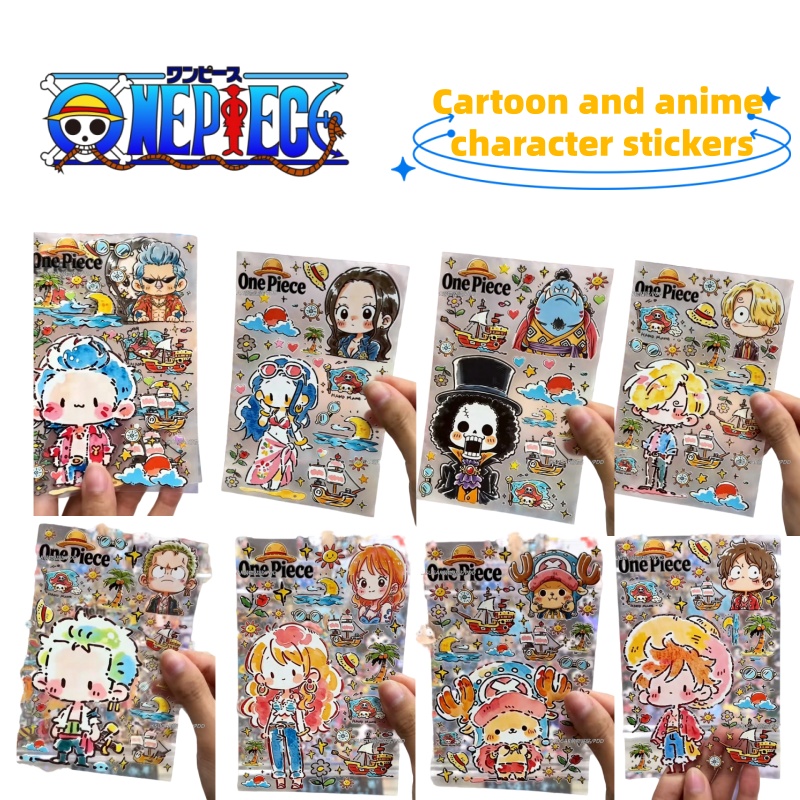 Tablet Accessories Set - Adesivos decorativos DIY com personagens de