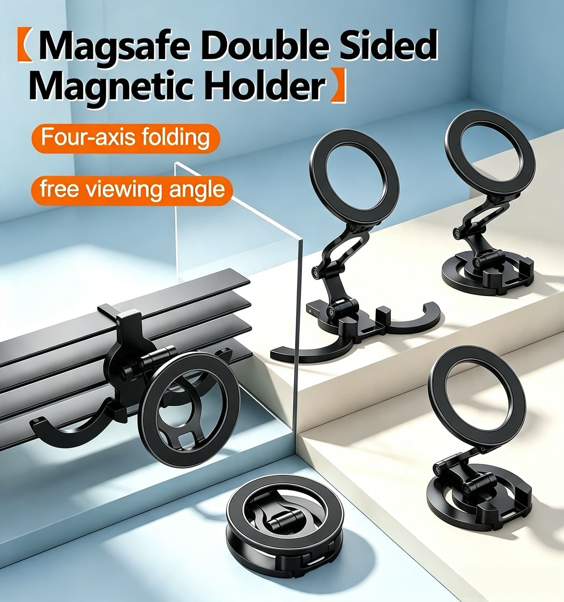 Tablet Stand Adjustable - Suporte de Telefone Magsafe de Dupla