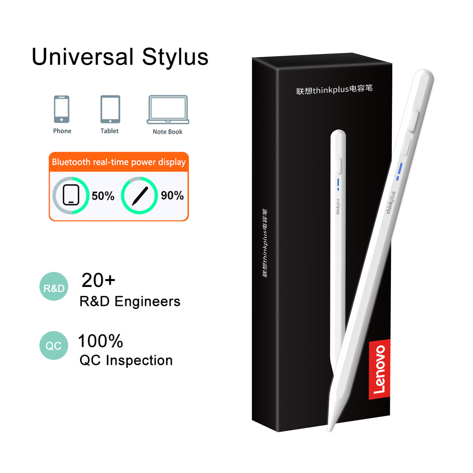 Tablet Accessories Lenovo - Caneta Stylus Universal Lenovo para Tablet