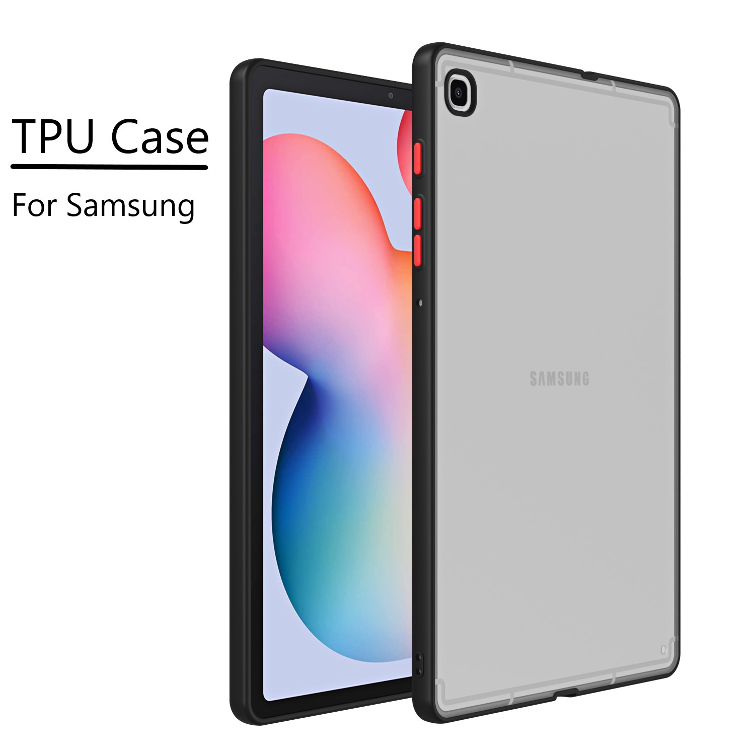 Samsung Tablet S9 Accessories - Capa traseira macia tpu para samsung