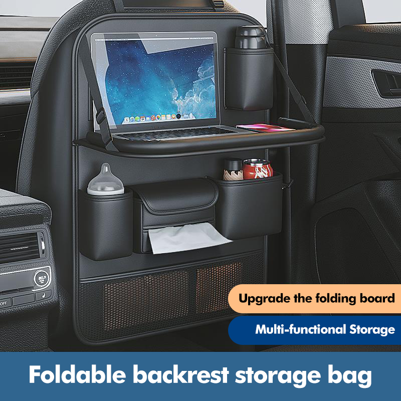 Tablet And Accessories Bag - Bolsa de Armazenamento Multifuncional para Encosto
