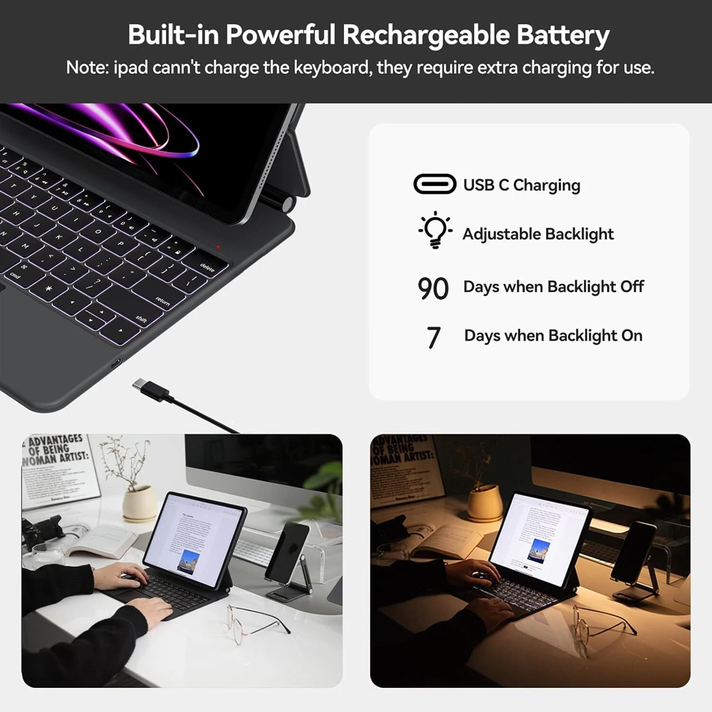 Capa de Teclado Mágico Bluetoo - Boox Tablet Accessories avaliação e preço