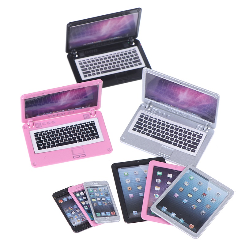 3 pçs/set simulação mini compu - Tablet Accessories Set avaliação e preço