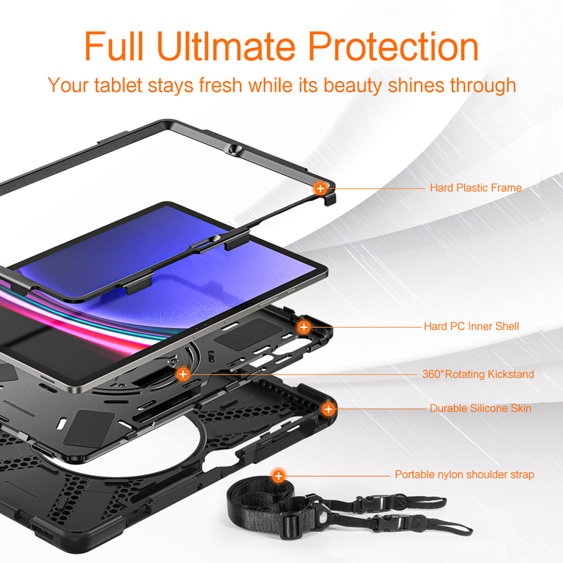 Capa resistente à prova de cho - Samsung Tablet S9 Accessories avaliação e preço