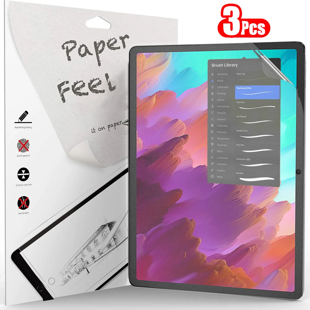 3 pçs como papel sentir protet - Tablet Accessories Lenovo avaliação e preço