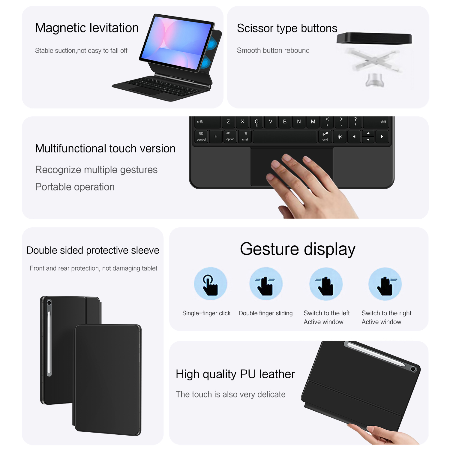 Teclado Mágico para Samsung Ga - Samsung Tablet S9 Accessories avaliação e preço